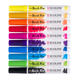 Ecoline Brush Pen 10er-Set in der Gruppe Stifte / Künstlerstifte / Pinselstifte bei Pen Store (103718)