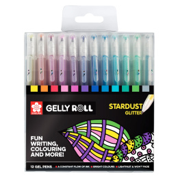 Gelly Roll Stardust 12er-Pack in der Gruppe Stifte / Schreiben / Gelschreiber bei Pen Store (103856)
