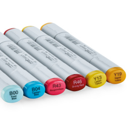Sketch 6er-Pack Perfect Primaries in der Gruppe Stifte / Künstlerstifte / Marker bei Pen Store (103859)
