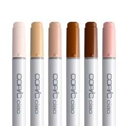 Ciao 6er-Pack Portrait in der Gruppe Stifte / Künstlerstifte / Marker bei Pen Store (103866)