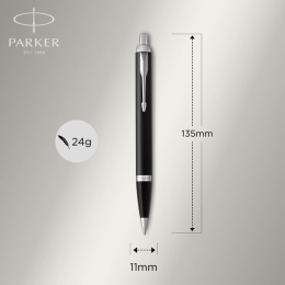 IM Black/Chrome Kugelschreiber in der Gruppe Stifte / Fine Writing / Kugelschreiber bei Pen Store (104666)
