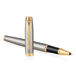 IM Brushed/Gold Tintenroller in der Gruppe Stifte / Fine Writing / Tintenroller bei Pen Store (104677)