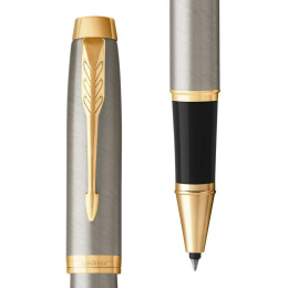 IM Brushed/Gold Tintenroller in der Gruppe Stifte / Fine Writing / Tintenroller bei Pen Store (104677)