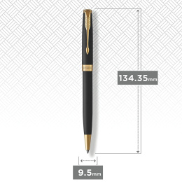 Sonnet Black/Gold Kugelschreiber in der Gruppe Stifte / Fine Writing / Kugelschreiber bei Pen Store (104694)