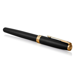 Sonnet Black/Gold Füllfederhalter Medium in der Gruppe Stifte / Fine Writing / Füllfederhalter bei Pen Store (104695)