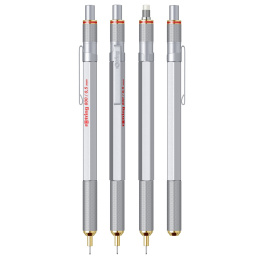 800 Druckbleistift 0,5 Silver in der Gruppe Stifte / Schreiben / Druckbleistift bei Pen Store (104714)