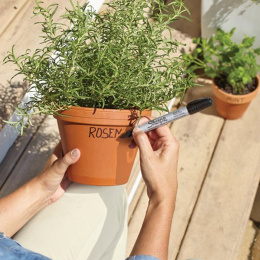 Metal Small Permanent Marker Black in der Gruppe Stifte / Künstlerstifte / Filzstifte bei Pen Store (104767)