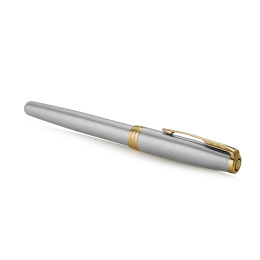 Sonnet Steel/Gold Tintenroller in der Gruppe Stifte / Fine Writing / Tintenroller bei Pen Store (104790)