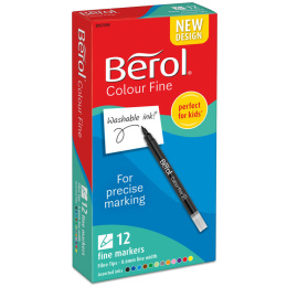 Colour Fine Tip 12er-Pack (ab 3 Jahren) in der Gruppe Kids / Stifte für Kinder / Filzstifte für Kinder bei Pen Store (104848)