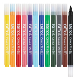 Colour Fine Tip 12er-Pack (ab 3 Jahren) in der Gruppe Kids / Stifte für Kinder / Filzstifte für Kinder bei Pen Store (104848)