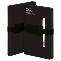 Notebook Not White L Light – Black in der Gruppe Papier & Blöcke / Schreiben und Notizen / Notizbücher bei Pen Store (104881)