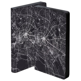 Notebook Graphic Traveller – Nightflight Berlin Silver in der Gruppe Papier & Blöcke / Schreiben und Notizen / Notizbücher bei Pen Store (104890)