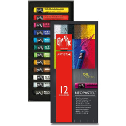 Neopastel 12er-Set in der Gruppe Künstlerbedarf / Buntstifte und Bleistifte / Ölpastellkreide bei Pen Store (104926)