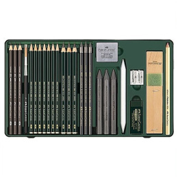 Pitt Graphite 26er-Etui in der Gruppe Künstlerbedarf / Buntstifte und Bleistifte / Grafit- und Bleistifte bei Pen Store (105981)