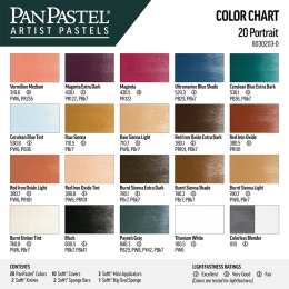 Portrait 20er-Set in der Gruppe Künstlerbedarf / Künstlerfarben / Pastell / Softpastell bei Pen Store (106068)
