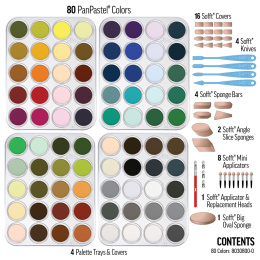 80 Color Set in der Gruppe Künstlerbedarf / Künstlerfarben / Pastell / Softpastell bei Pen Store (106106)