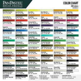 80 Color Set in der Gruppe Künstlerbedarf / Künstlerfarben / Pastell / Softpastell bei Pen Store (106106)