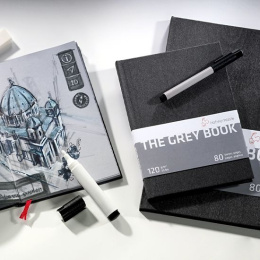The Grey Book, A5-Format in der Gruppe Papier & Blöcke / Künstlerblöcke / Skizzenbücher bei Pen Store (106115)