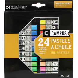 Campus Ölpastellkreide 24er-Set in der Gruppe Künstlerbedarf / Buntstifte und Bleistifte / Pastellkreiden bei Pen Store (106246)