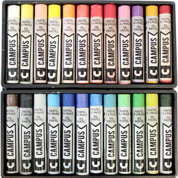 Campus Ölpastellkreide 24er-Set in der Gruppe Künstlerbedarf / Buntstifte und Bleistifte / Pastellkreiden bei Pen Store (106246)