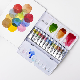 Professionelle Aquarelltube 5ml 12er-Set in der Gruppe Künstlerbedarf / Künstlerfarben / Aquarell / Aquarellfarbe in der Tube bei Pen Store (106250)