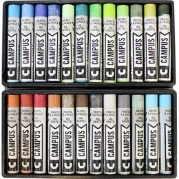 Campus Ölpastellkreide 48er-Set in der Gruppe Künstlerbedarf / Buntstifte und Bleistifte / Pastellkreiden bei Pen Store (106256)