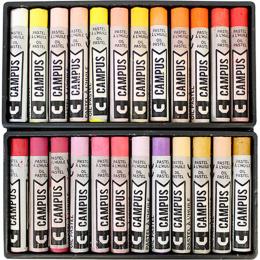 Campus Ölpastellkreide 48er-Set in der Gruppe Künstlerbedarf / Buntstifte und Bleistifte / Pastellkreiden bei Pen Store (106256)
