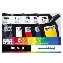 Abstract Acrylfarbe Primary Colors in der Gruppe Künstlerbedarf / Künstlerfarben / Acrylfarbe bei Pen Store (106259)