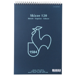 Skizzenblock Spirale 120 g A4 in der Gruppe Papier & Blöcke / Künstlerblöcke / Zeichen- und Skizzenblöcke bei Pen Store (106269)