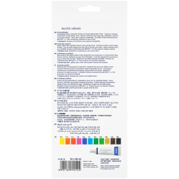 Acrylfarbe 12er-Set in der Gruppe Künstlerbedarf / Künstlerfarben / Acrylfarbe bei Pen Store (106519)