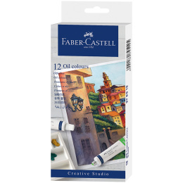 Ölfarbe 12er-Set in der Gruppe Künstlerbedarf / Künstlerfarben / Ölfarbe bei Pen Store (106520)