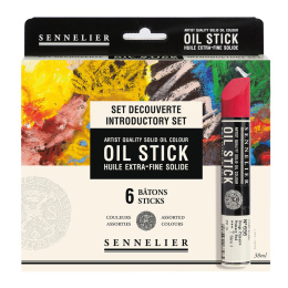 Ölkreiden Einführungs 6er-Set in der Gruppe Künstlerbedarf / Buntstifte und Bleistifte / Pastellkreiden bei Pen Store (107250)