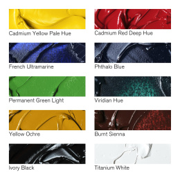 Winton Ölfarbe Tube 37 ml 10er Set in der Gruppe Künstlerbedarf / Künstlerfarben / Ölfarbe bei Pen Store (107256)