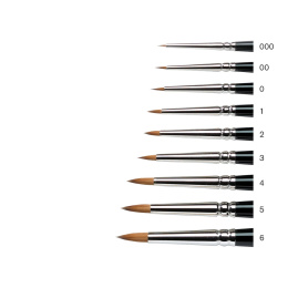 Serie 7 Kolinsky Marderhaarpinsel Miniature Größe 000 in der Gruppe Künstlerbedarf / Pinsel / Aquarellpinsel bei Pen Store (107683)