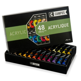 Acrylfarbenset Campus 48 × 21 ml Tuben in der Gruppe Künstlerbedarf / Künstlerfarben / Acrylfarbe bei Pen Store (107972)