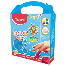 Color'Peps Fingerfarben 4er-Set (ab 1 Jahr) in der Gruppe Kids / Basteln für Kinder / Malfarbe für Kinder / Fingerfarben bei Pen Store (108764)
