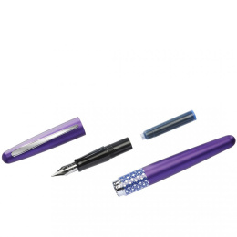 MR Retro Pop Füllfederhalter – Violet Metallic in der Gruppe Stifte / Fine Writing / Füllfederhalter bei Pen Store (109499)