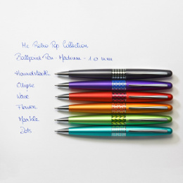 MR Retro Pop Tintenroller – Hellgrün Metallic in der Gruppe Stifte / Fine Writing / Kugelschreiber bei Pen Store (109638)