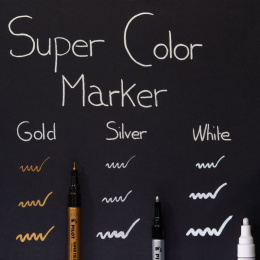 Super Color Marker Extra Fine Gold in der Gruppe Stifte / Etikettierung und Büro / Markierstifte bei Pen Store (109647)
