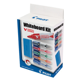 Whiteboard-Kit (Stifteset+Halter+Trockner) in der Gruppe Stifte / Etikettierung und Büro / Whiteboard Marker bei Pen Store (109665)
