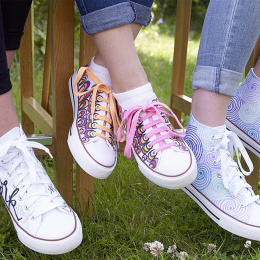 4500 Textil Marker 066 Neon Orange in der Gruppe Basteln & Hobby / Farben / Textilmarker bei Pen Store (110337)