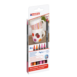 4200 Porzellanstift 6er-Set Warm in der Gruppe Basteln & Hobby / Farben / Glasfarbe und Porzellanfarbe bei Pen Store (110370)