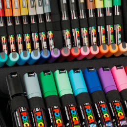 Posca Marker 60er-Set Rubbercase in der Gruppe Stifte / Künstlerstifte / Marker bei Pen Store (110397)