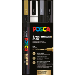 PC-3M Metallic 4er-Set in der Gruppe Stifte / Künstlerstifte / Marker bei Pen Store (110421)