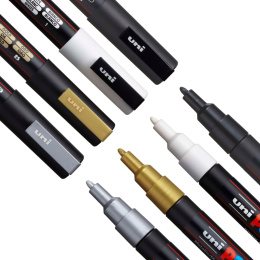 Posca PC-3M Metallic 4er-Set in der Gruppe Stifte / Künstlerstifte / Marker bei Pen Store (110421)