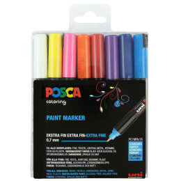Posca PC-1MR Standard Colours 16er-Set in der Gruppe Stifte / Künstlerstifte / Marker bei Pen Store (110424)