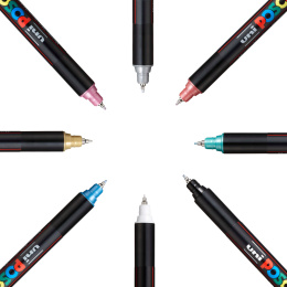 Posca PC-1MR Metallic Colours 8er-Set in der Gruppe Stifte / Künstlerstifte / Marker bei Pen Store (110432)