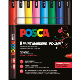 PC-1MR Standard Colours 8er-Set in der Gruppe Stifte / Künstlerstifte / Marker bei Pen Store (110433)