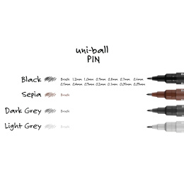 Pin Fineliner 12er-Set in der Gruppe Stifte / Schreiben / Fineliner bei Pen Store (110440)