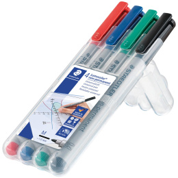 4er-Pack Lumocolor Non-permanent Medium in der Gruppe Stifte / Etikettierung und Büro / Markierstifte bei Pen Store (110756)